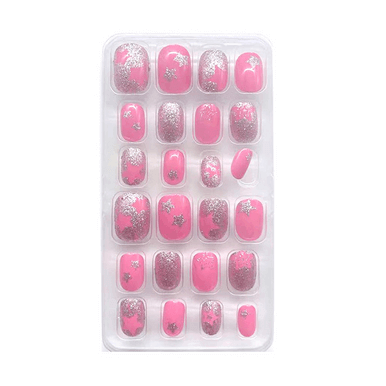 Children's 24 Piece Pocket Cartoon Caring Wearable Nail Care Sticker - Image 3