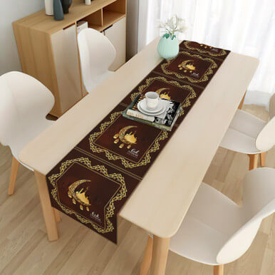 Home Muslim Ramadan Decorative Cloth Table Flag - Image 4