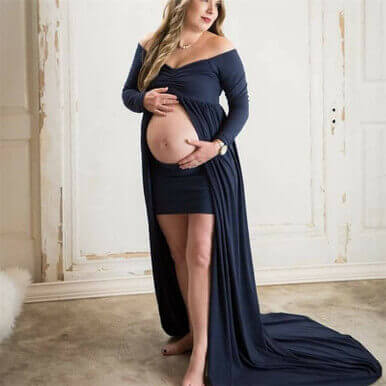 Maternity parent-child dress - Image 5