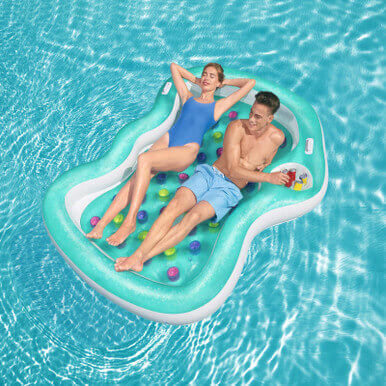 Pool Float Inflatable Boat Double-people Float Adult Swim Summer Water Toy
