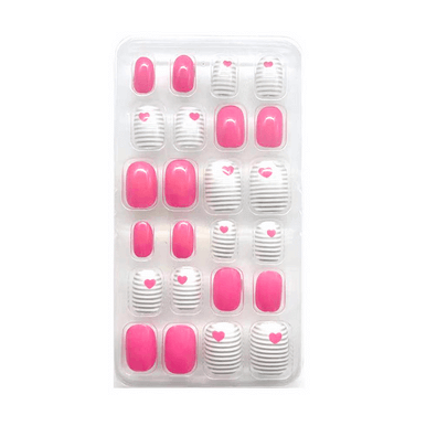 Children's 24 Piece Pocket Cartoon Caring Wearable Nail Care Sticker - Image 8