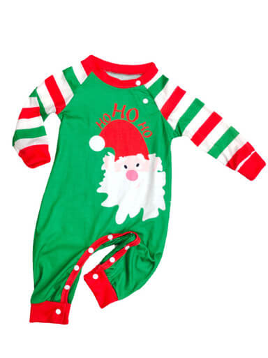 Family Christmas Pajamas Matching Sets Red Stripe Xmas Holiday Sleepwear - Image 4