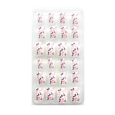 Children's 24 Piece Pocket Cartoon Caring Wearable Nail Care Sticker - Image 11