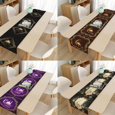 Home Muslim Ramadan Decorative Cloth Table Flag - Image 5