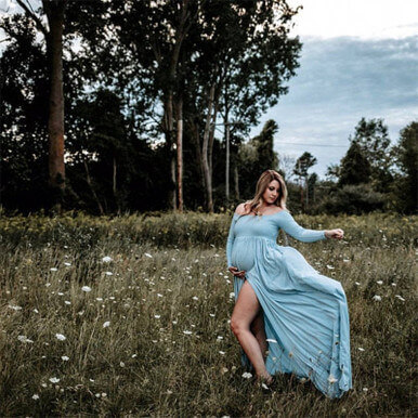Maternity parent-child dress - Image 3