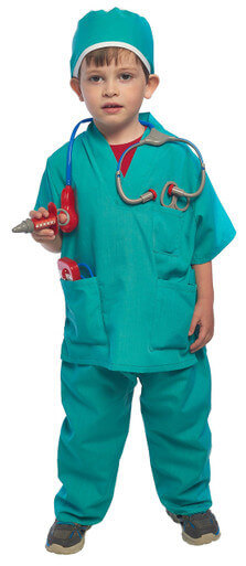 Surgeon And Doctor Occupaton Kids Costume Unisex - Image 4
