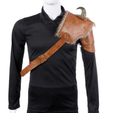 Halloween Cosplay Costume Men's Medieval Viking Armor Shoulder - Image 3