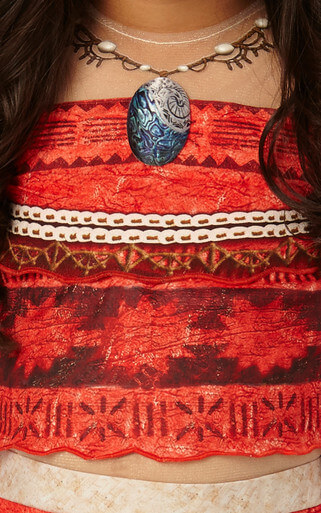 Alternative view of Deluxe Moana Kids Costume