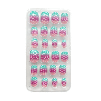 Children's 24 Piece Pocket Cartoon Caring Wearable Nail Care Sticker - Image 14