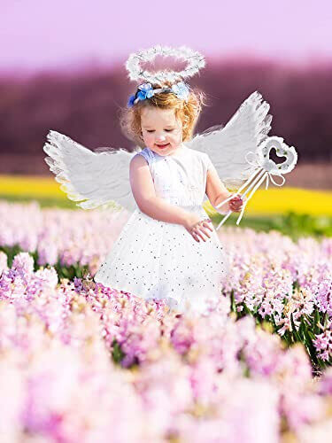 Angel Wings, Tiara And Wand, 3 Pieces Set - Image 4
