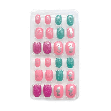 Children's 24 Piece Pocket Cartoon Caring Wearable Nail Care Sticker - Image 15
