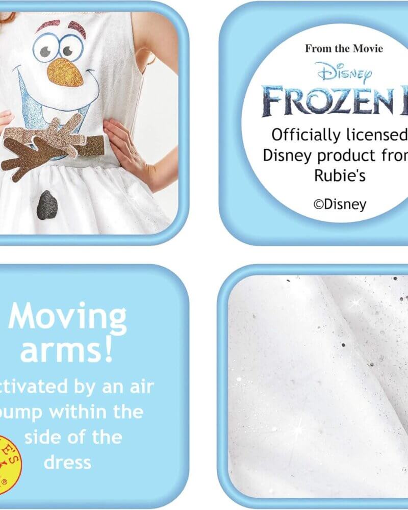 Alternative view of Frozen 2 Olaf Air Motion Dress