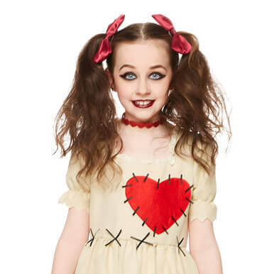 Alternative view of Voodoo Doll Zombie Costume for Kids Halloween