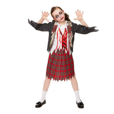Zombie School Girl Red High School Horror Zombie