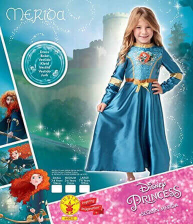 Alternative view of Sequin Merida Costume for Kids