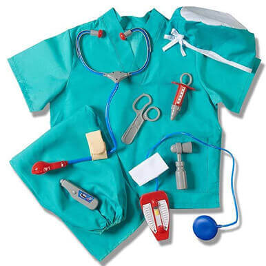 Surgeon And Doctor Occupaton Kids Costume Unisex - Image 2