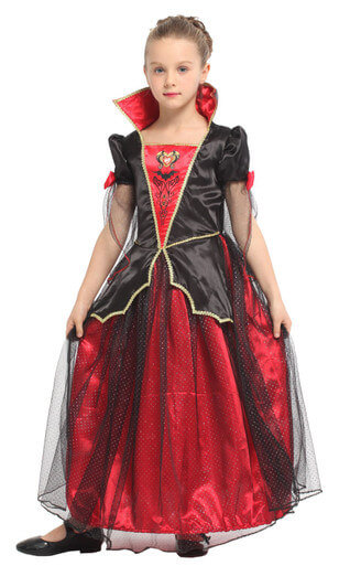 Little Graceful Vampire Princess Dress Children Halloween Party Cosplay Costumes - Image 5