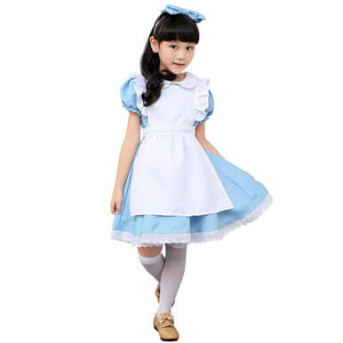 Alice In Wonderland Costume for Kids - Image 2