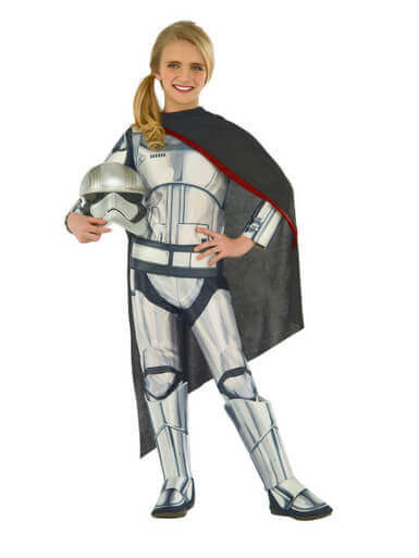 Alternative view of starwars costumes Ep7 Captain Phasma Super Deluxe Costume for Kids