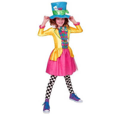 Alternative view of Mad Hatter Girl Costume
