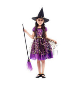 Alternative view of Elegant Witch Girl Halloween Costumes