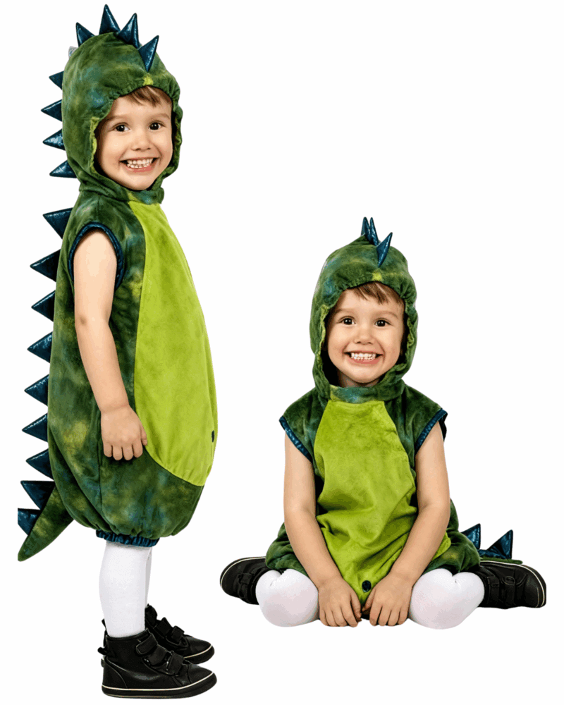 Alternative view of Spike the Dino Costume