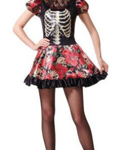 Alternative view of Day Of The Dead Girl  Halloween Costume