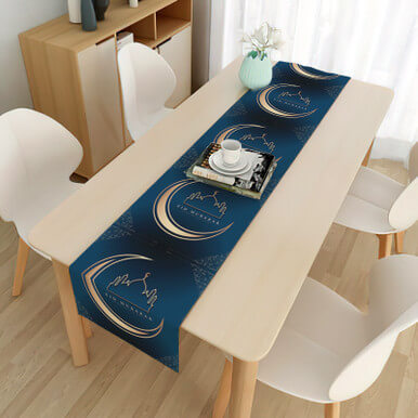 Home Muslim Ramadan Decorative Cloth Table Flag - Image 3