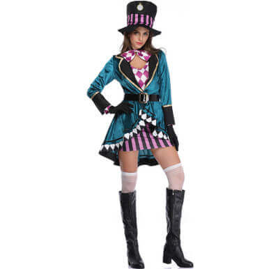 Halloween Hatter Female Mage Costume - Image 4