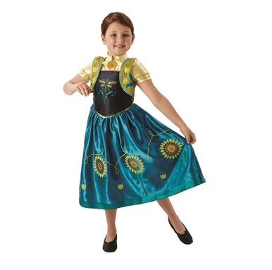Disney Frozen Fever Anna Deluxe Costume for Kids - Image 3