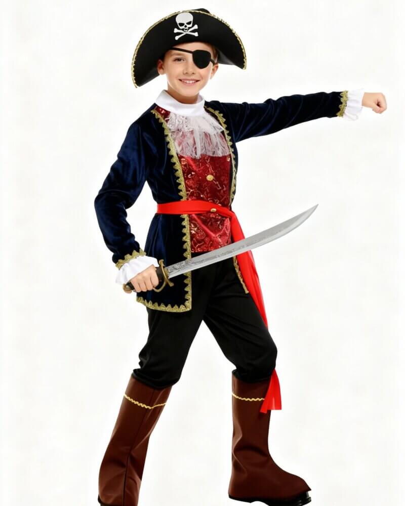 Alternative view of Deluxe Pirate Boy Costume pirate costumes