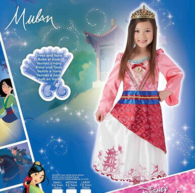Alternative view of Storyteller Mulan Costume for Kids