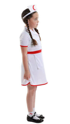 Alternative view of Red Crescent Nurse Kids Professions Costumes for Girls