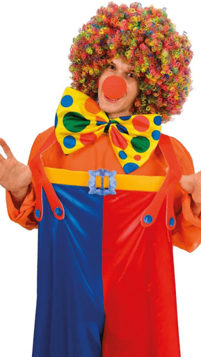 Clown Jumbo Bow Tie, Unisex-Adult