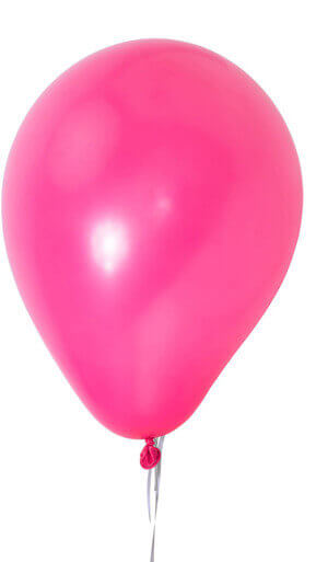 Standard Fuchsia Latex Balloon- 12 inches